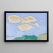 Clouds of Foehn - Karl Wiener — framed artwork on a wall