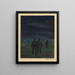 Darkness - Karl Wiener — framed artwork on a wall