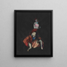 Mme Monde - Karl Wiener — framed artwork on a wall