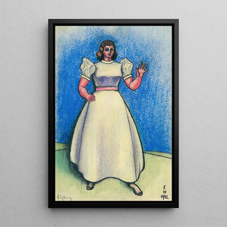 Spring Painting - Karl Wiener — framed artwork on a wall