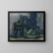 Devastated Landscape - Karl Wiener — framed artwork on a wall