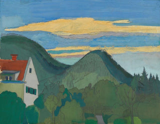 House in the Forest Landscape - Karl Wiener — artwork view