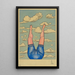 Ascension Painting - Karl Wiener — framed artwork on a wall