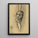 Moi - Karl Wiener — framed artwork on a wall