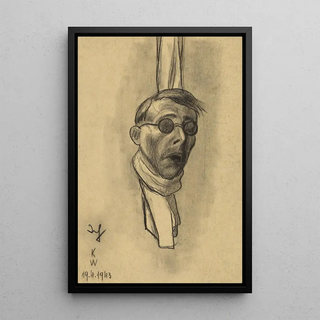 Moi - Karl Wiener — framed artwork on a wall