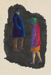 In the Night towards Graz - Karl Wiener — framed artwork on a wall