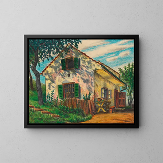 Cuisine de Hundsdorf - Karl Wiener — framed artwork on a wall