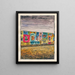 Composition du Pavé et du Pré IV - Karl Wiener — framed artwork on a wall