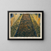 Composition en pavés et en herbe XVIII - Karl Wiener — framed artwork on a wall