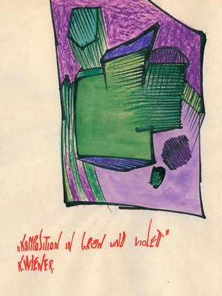 Karl Wiener - Komposition in Grn und Violett.webp