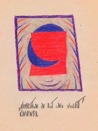 Karl Wiener - Komposition in Rot und Violett.webp