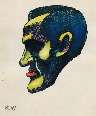 Karl Wiener - Kopfstudie aus Profile 10 Bltter Graz IV.webp
