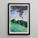 Study of a head in profile 10 sheets Graz XI - Karl Wiener — framed artwork on a wall
