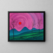 Landscape - Karl Wiener — framed artwork on a wall