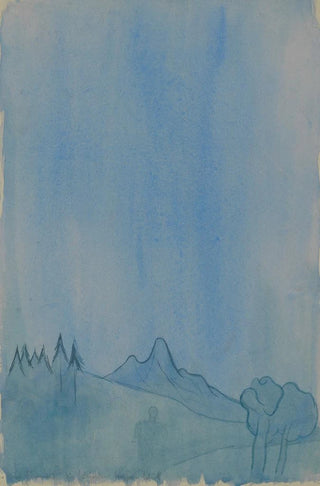 Landscape in Blue - Karl Wiener — artwork view