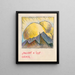 Landscape in Yellow - Karl Wiener — framed artwork on a wall