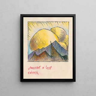 Karl Wiener - Landschaft in Gelb.webp