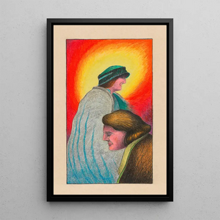 Smile - Karl Wiener — framed artwork on a wall
