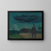 Man and Woman - Karl Wiener — framed artwork on a wall