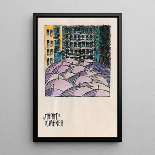 Market - Karl Wiener — framed artwork on a wall
