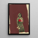 Girl - Karl Wiener — framed artwork on a wall