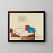 My bed - Karl Wiener — framed artwork on a wall