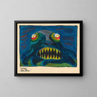 Moloch - Karl Wiener — framed artwork on a wall