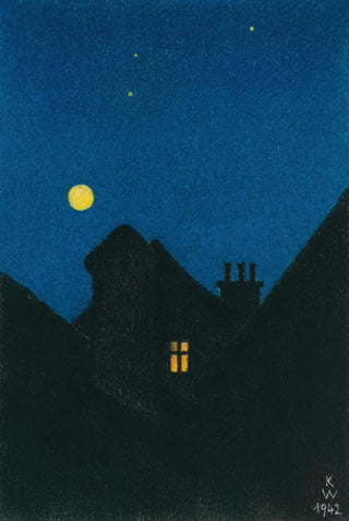 Night Moon Painting - Karl Wiener — artwork view