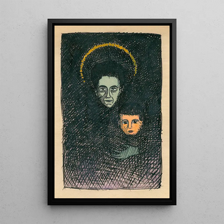 Mother - Karl Wiener — framed artwork on a wall