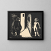 La nuit - Karl Wiener — framed artwork on a wall