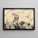 Night Vision Painting - Karl Wiener — framed artwork on a wall