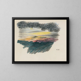 Study of Nature XLVI - Karl Wiener — framed artwork on a wall