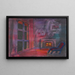Night Anxiety Painting - Karl Wiener — framed artwork on a wall