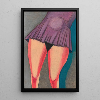 Untitled Painting - Karl Wiener — framed artwork on a wall
