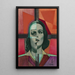 Untitled Collage II of 150 sheets - Karl Wiener — framed artwork on a wall