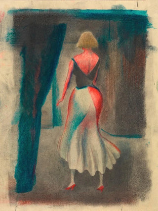 Karl Wiener - Ohne Titel Frauenfigur Rckenansicht.webp