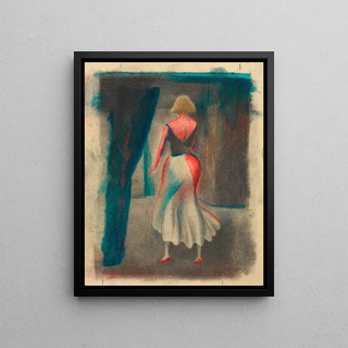 Karl Wiener - Ohne Titel Frauenfigur Rckenansicht.webp