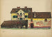 Untitled Painting Houses with Wooden Barn - Karl Wiener — artwork view