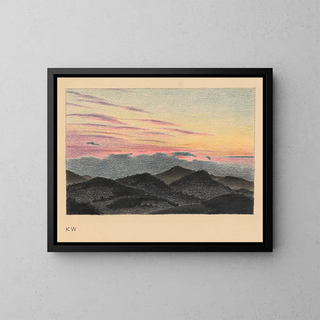 Study of Nature I - Karl Wiener — framed artwork on a wall