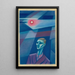 Untitled Portrait Painting - Karl Wiener — framed artwork on a wall