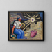 Untitled Pain - Karl Wiener — framed artwork on a wall