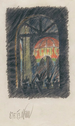 Untitled Sketches Painting 10 sheets - Karl Wiener — artwork view