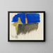 Untitled Painting, sketches 10 sheets II - Karl Wiener — framed artwork on a wall