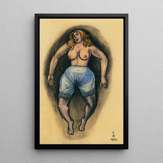 Untitled VII - Karl Wiener — framed artwork on a wall
