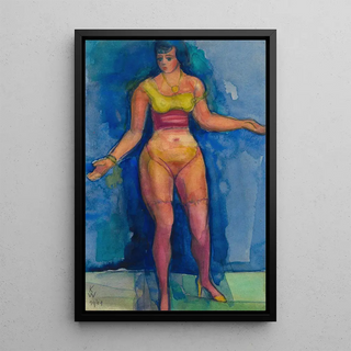 Untitled Painting of the 150 sheets XVIII - Karl Wiener — framed artwork on a wall
