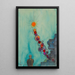 Untitled Painting of the 150 Sheets XXVII - Karl Wiener — framed artwork on a wall