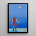 Untitled Painting of the 150 sheets XXXIV - Karl Wiener — framed artwork on a wall