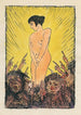 Untitled painting of a nude female figure - Karl Wiener — artwork view