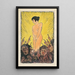 Untitled painting of a nude female figure - Karl Wiener — framed artwork on a wall