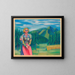 V - Karl Wiener — framed artwork on a wall